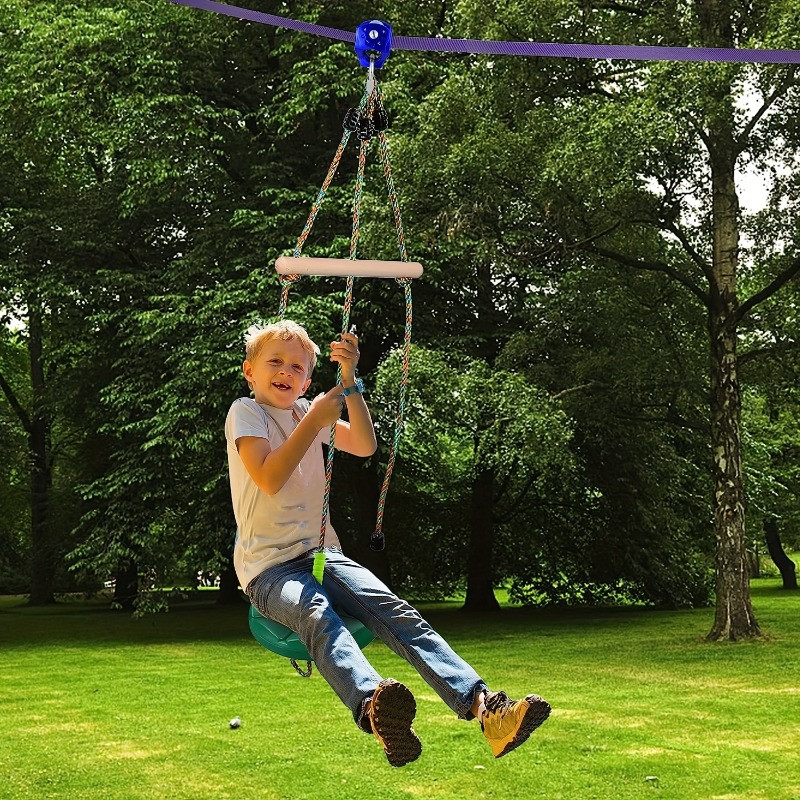 Kids Outdoor Swing Chair - Petal Swing Sunflower Disc Swing Indoor