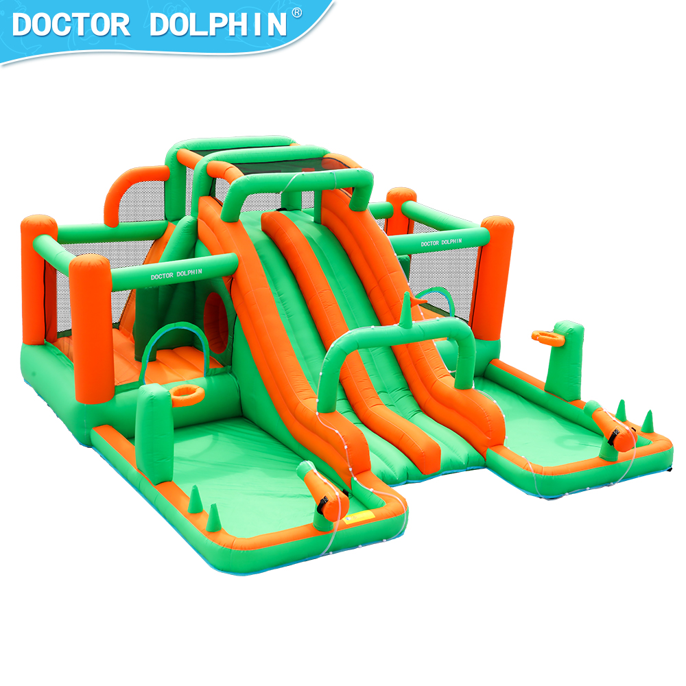 Kids Outdoor Jump House - Party Top Quality Outdoor Grade Green