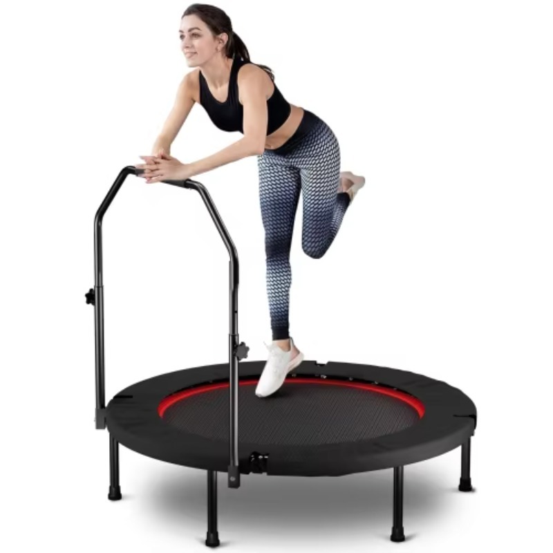 Mini Trampoline Spring - Foldable Trampoline With Handle-standard-spring-black Mini Adult