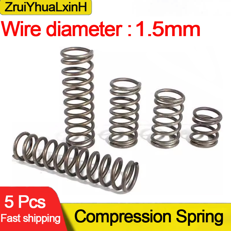 Mini Trampoline Spring - 5Pcs/Lot 1.5mm 65MN Steel Micro Small