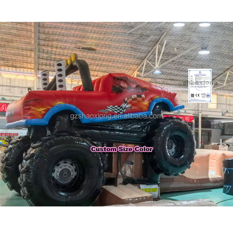 Kids Outdoor Jump House - Commercial Outdoor Backyard Jumping Monster Truck