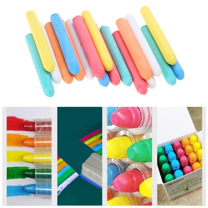 Chalk Outdoor Jumbo - Dust Water Chalk Washable Sidewalk Chalks