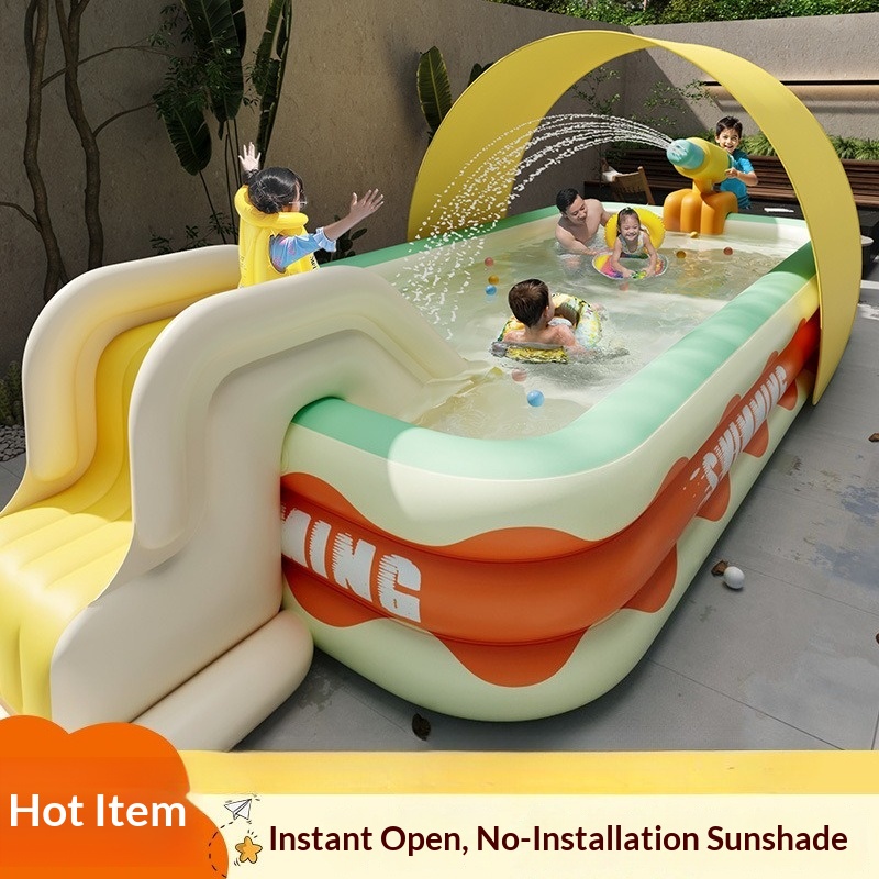 Kids Outdoor Ball - Inflatable Outdoor Pool Kids Baby Portable