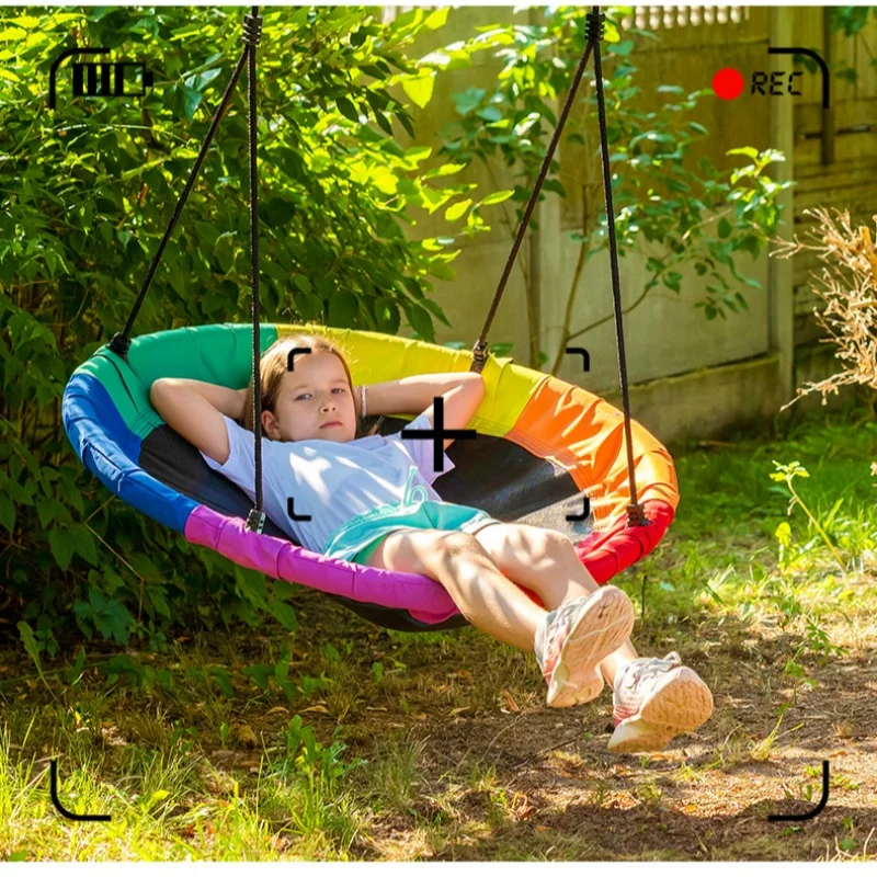 Kids Outdoor Swing Chair - For Garden Hammock Indoor Suspended Swing