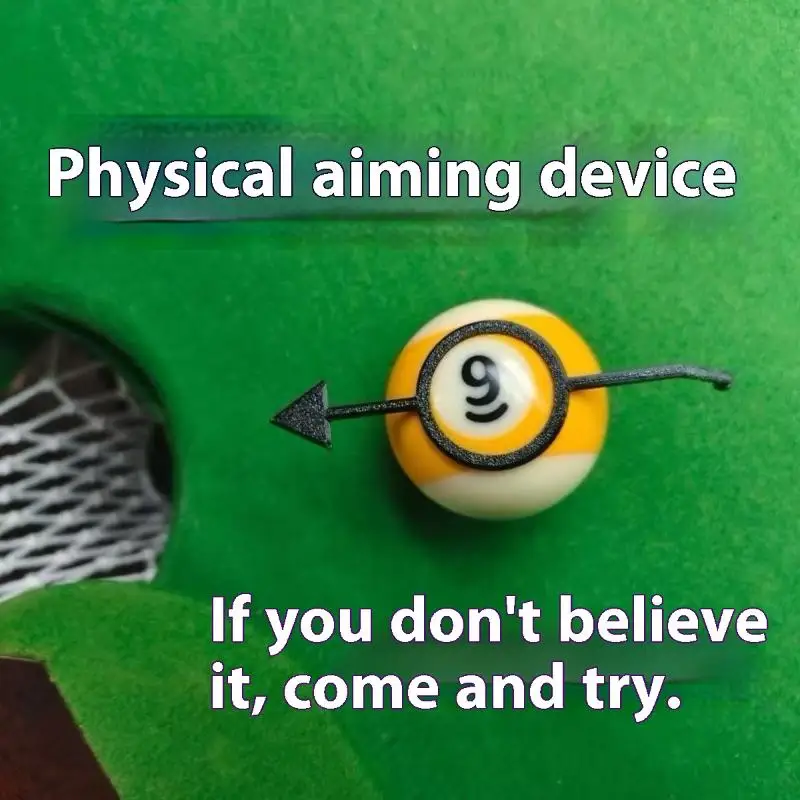 Kids Outdoor Ball - Pool Billiards Aid Practice Aiming Guide