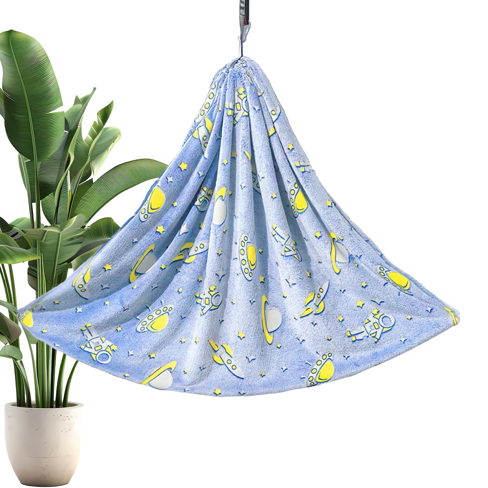 Kids Outdoor Swing Chair - Kid Swing Chair Glowing-in-the-Dark Sensory Hammock