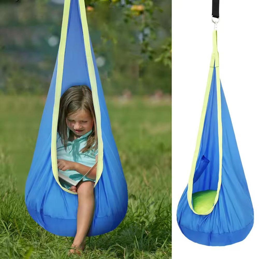 Kids Pod Swing Seat Nylon Hang - Kids Outdoor Swing Chair recension och pris
