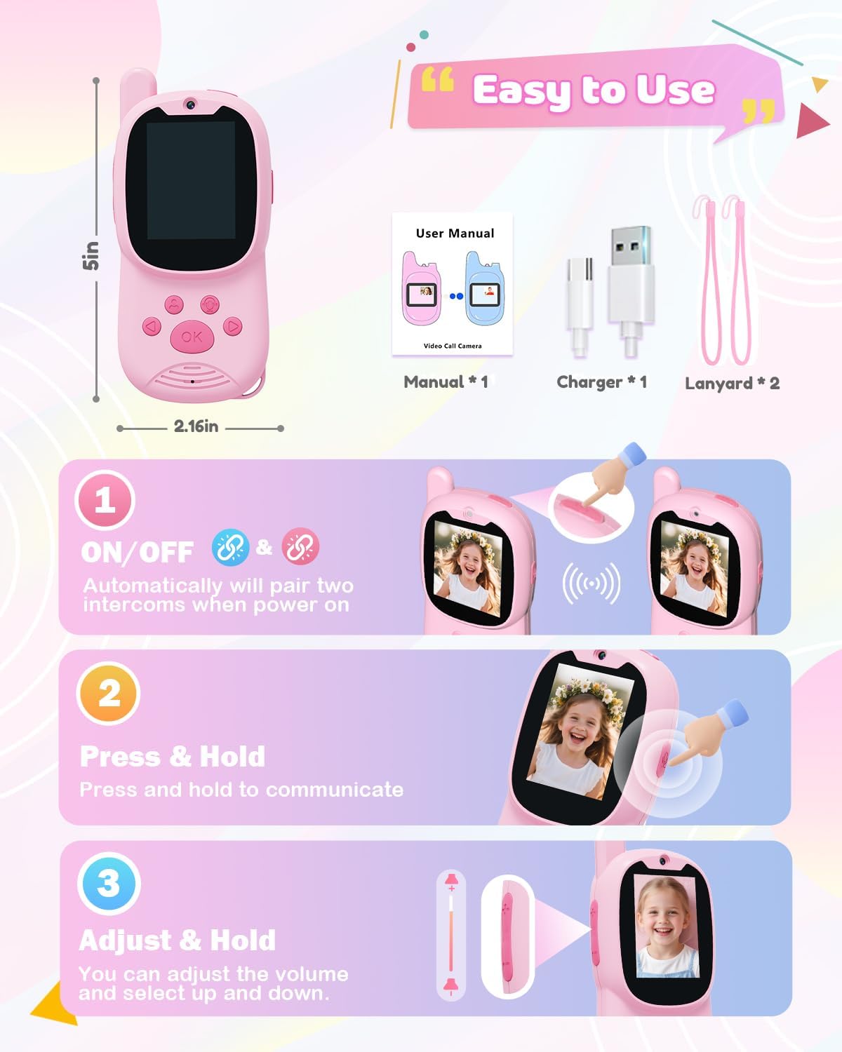 Walkie-Talkie 2-Pack Children' - Kids Outdoor Voices recension och pris