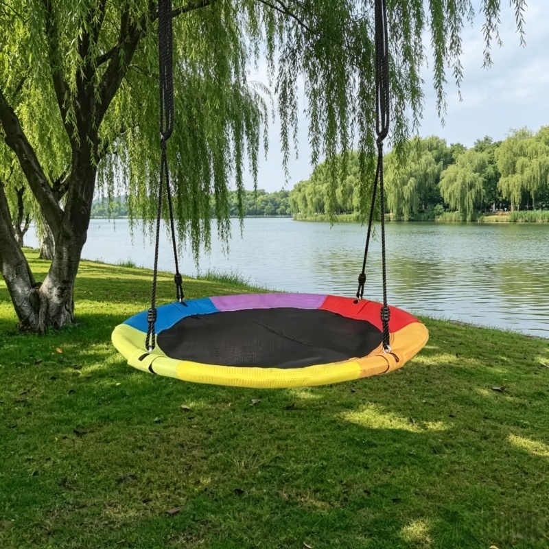 Circular Oxford Net Canvas Kid - Kids Outdoor Swing recension och pris