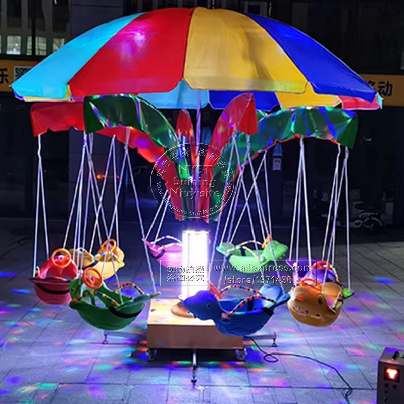Merry Go Round Umbrella Carous - Kids Outdoor Umbrella Chair recension och pris