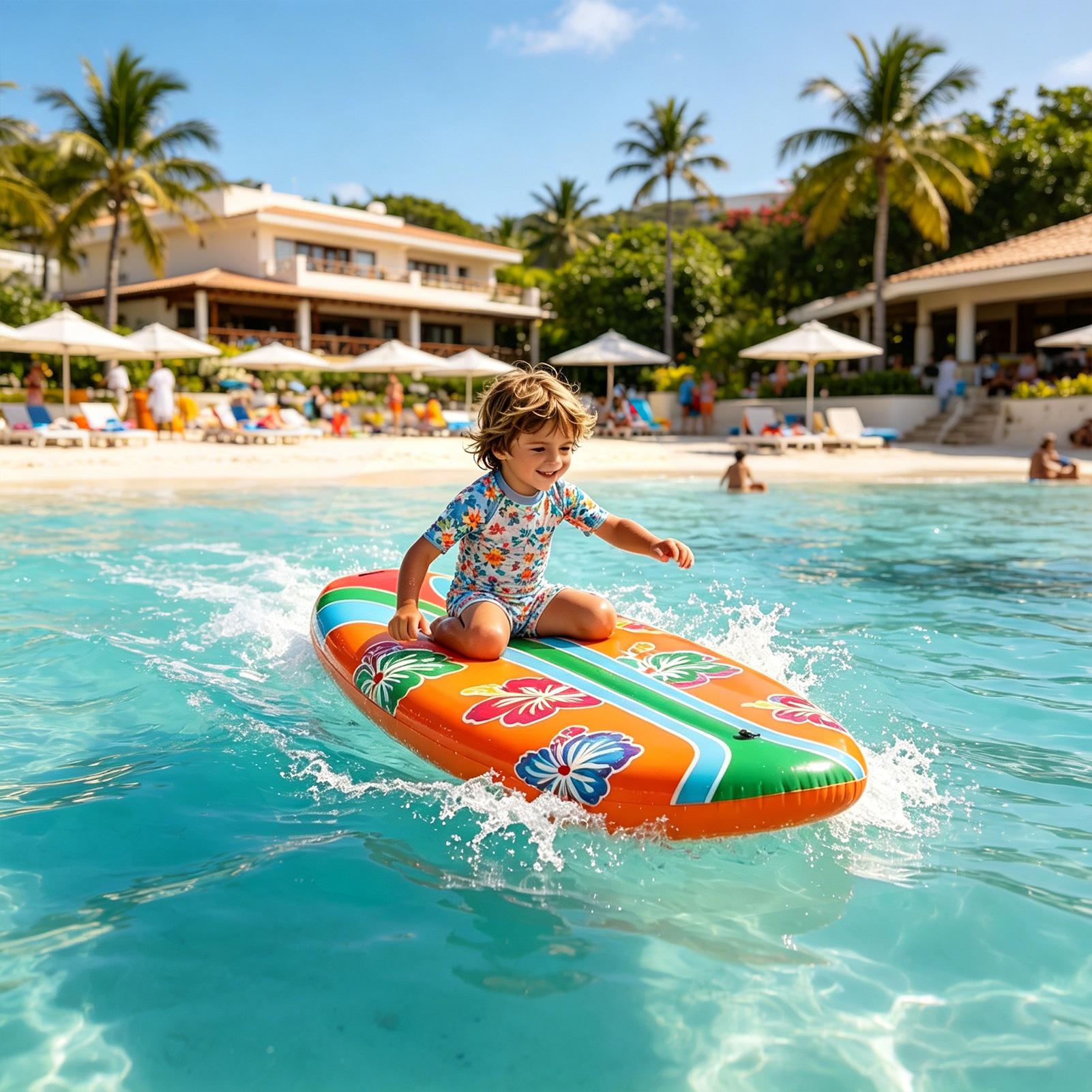 Blow Up Surf Board 2 Pieces Po - Kids Outdoor Water Toys recension och pris