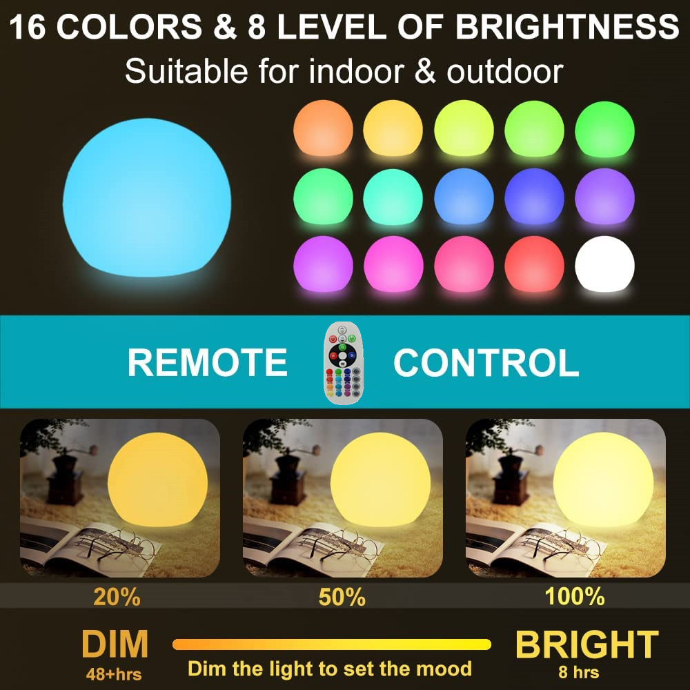Rechargeable LED Glowing Ball  - Kids Outdoor Ball recension och pris