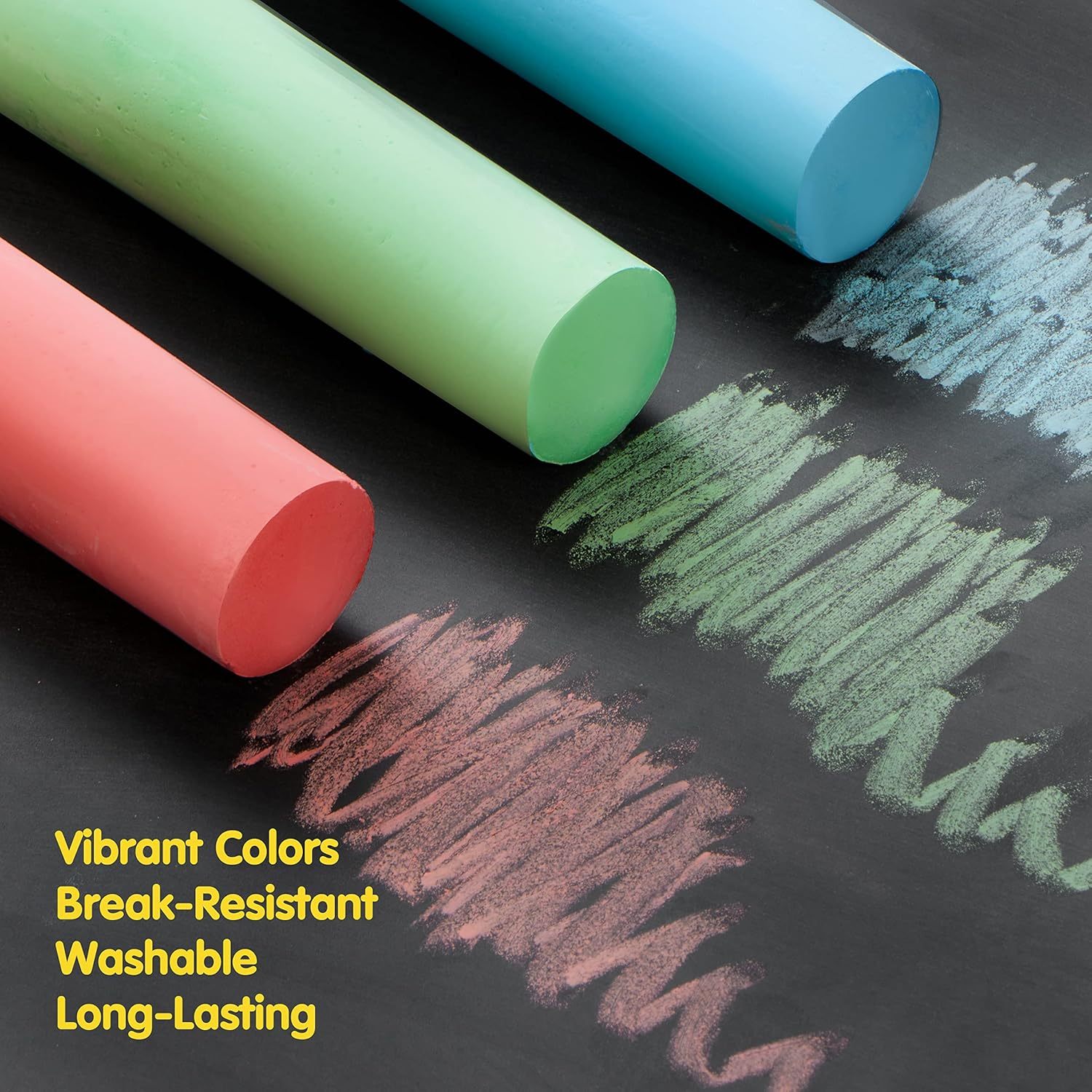 108 PCS Sidewalk Chalk Set in  - Chalk Outdoor Jumbo recension och pris