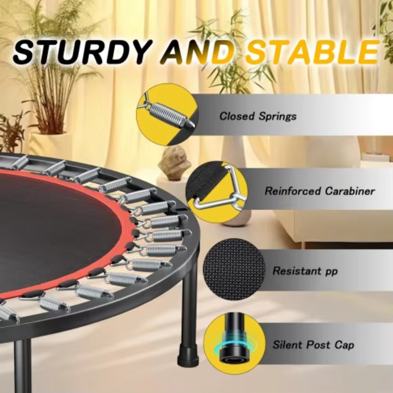 Foldable Trampoline With Handl - Mini Trampoline Spring recension och pris