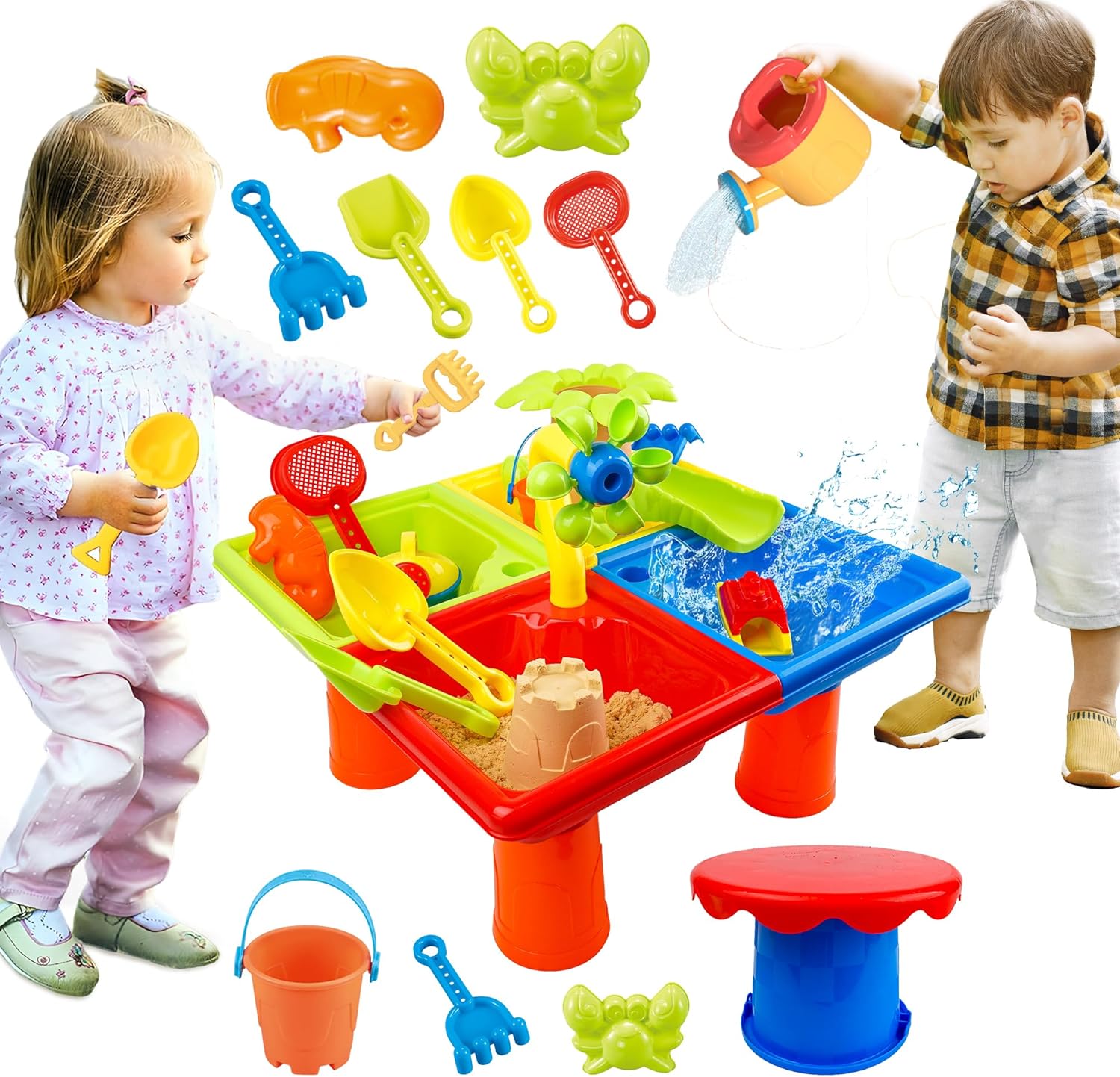 25 Pcs Summer Water Table for  - Kids Outdoor Table recension och pris