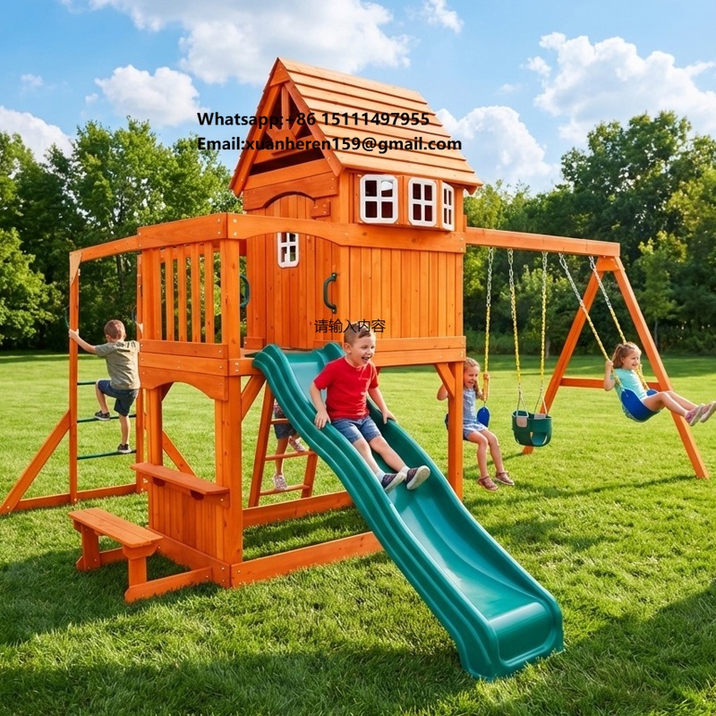 Large Outdoor Amusement Equipm - Kids Outdoor Swing recension och pris