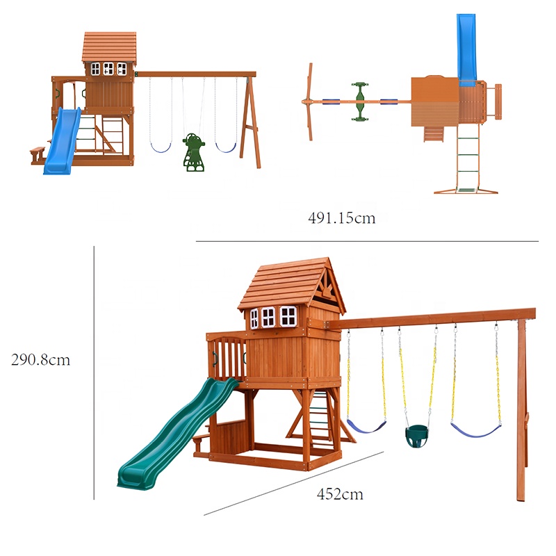 Large Outdoor Amusement Equipm - Kids Outdoor Swing recension och pris