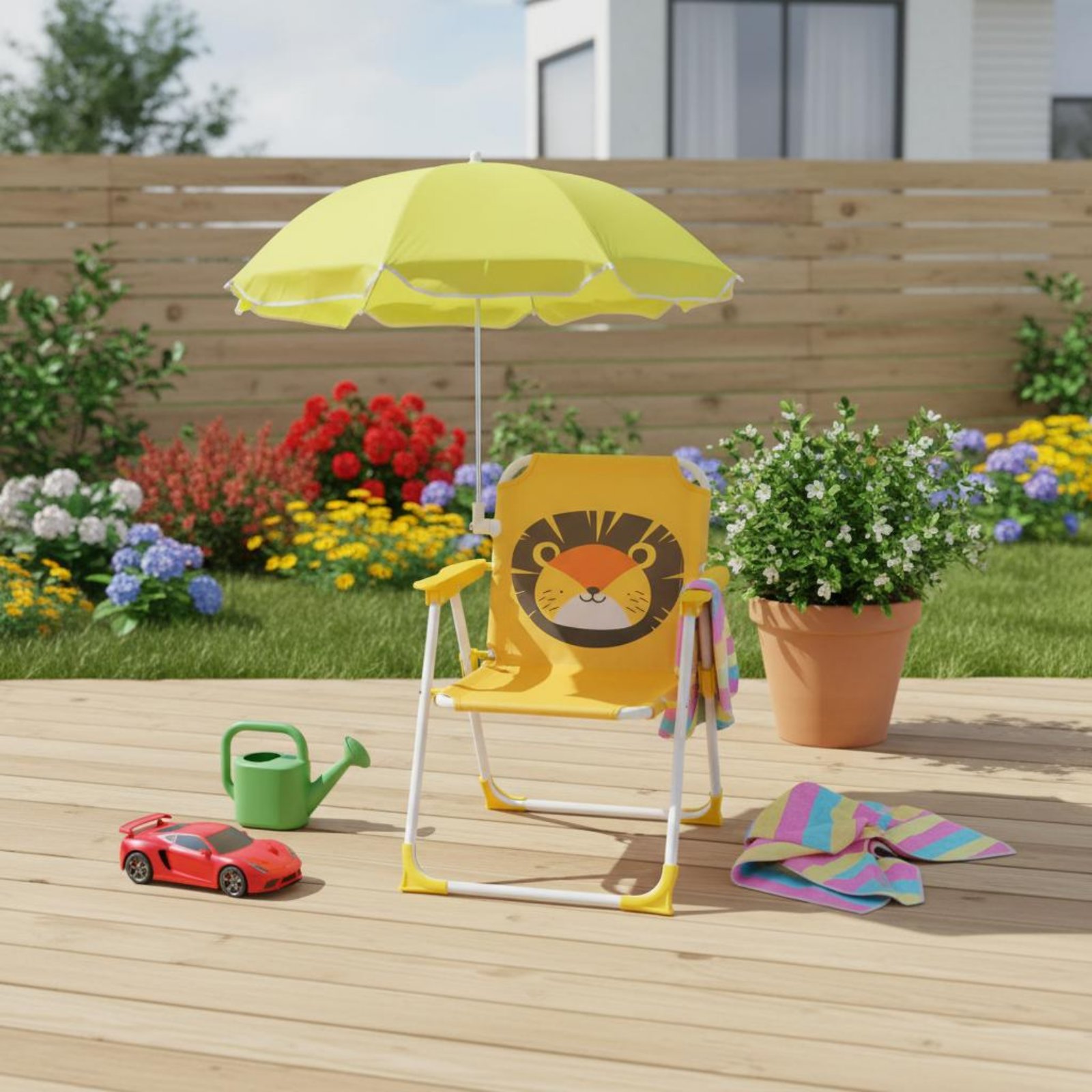 Kids Beach Chair with Umbrella - Kids Outdoor Umbrella Chair recension och pris