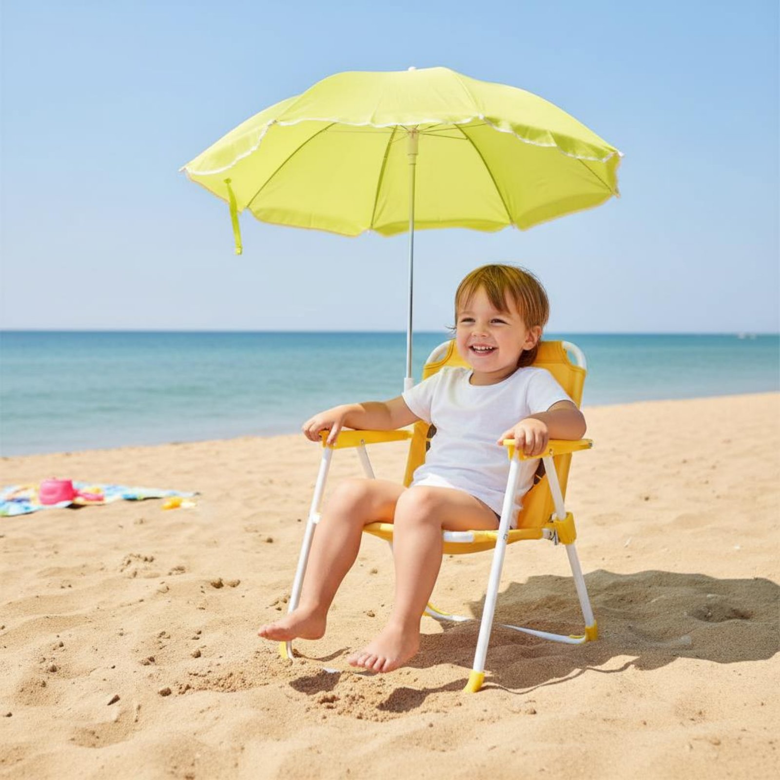 Kids Beach Chair with Umbrella - Kids Outdoor Umbrella Chair recension och pris