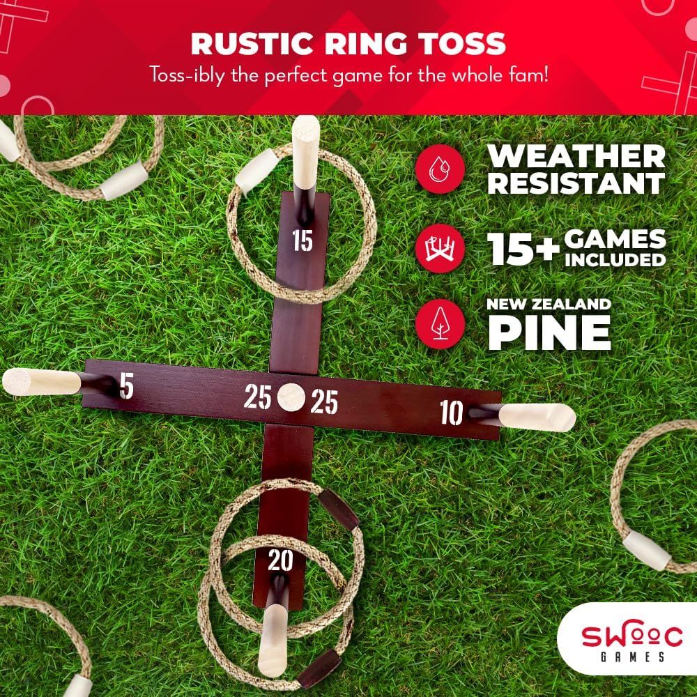 Ring Toss Game All Weather - E - Kids Outdoor Yard Games recension och pris