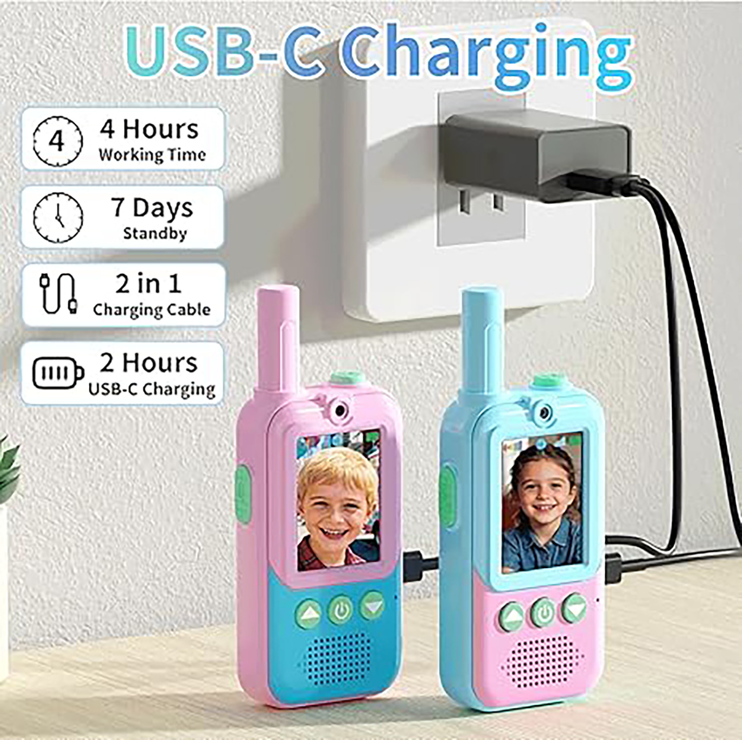 Rechargeable Kids Video Walkie - Kids Outdoor Voices recension och pris