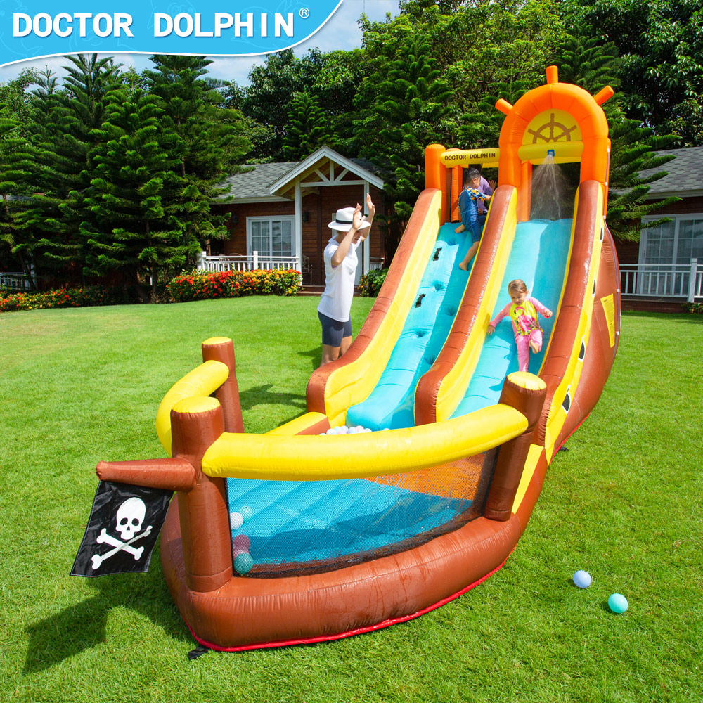 Doctor Dolphin Pirate Ship Out - Kids Outdoor Jump House recension och pris