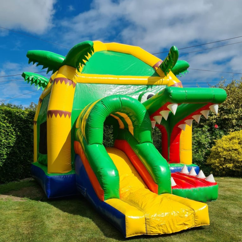 Kids Crocodile Inflatable Boun - Kids Outdoor Jump House recension och pris