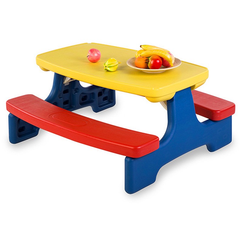 LazyChild Foldable Kids Outdoo - Kids Outdoor Table And Chairs With Umbrella recension och pris