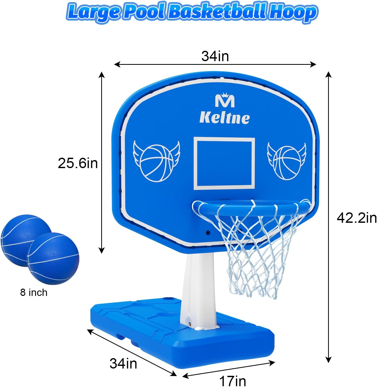 Large Swimming Pool Basketball - Kids Outdoor Ball recension och pris