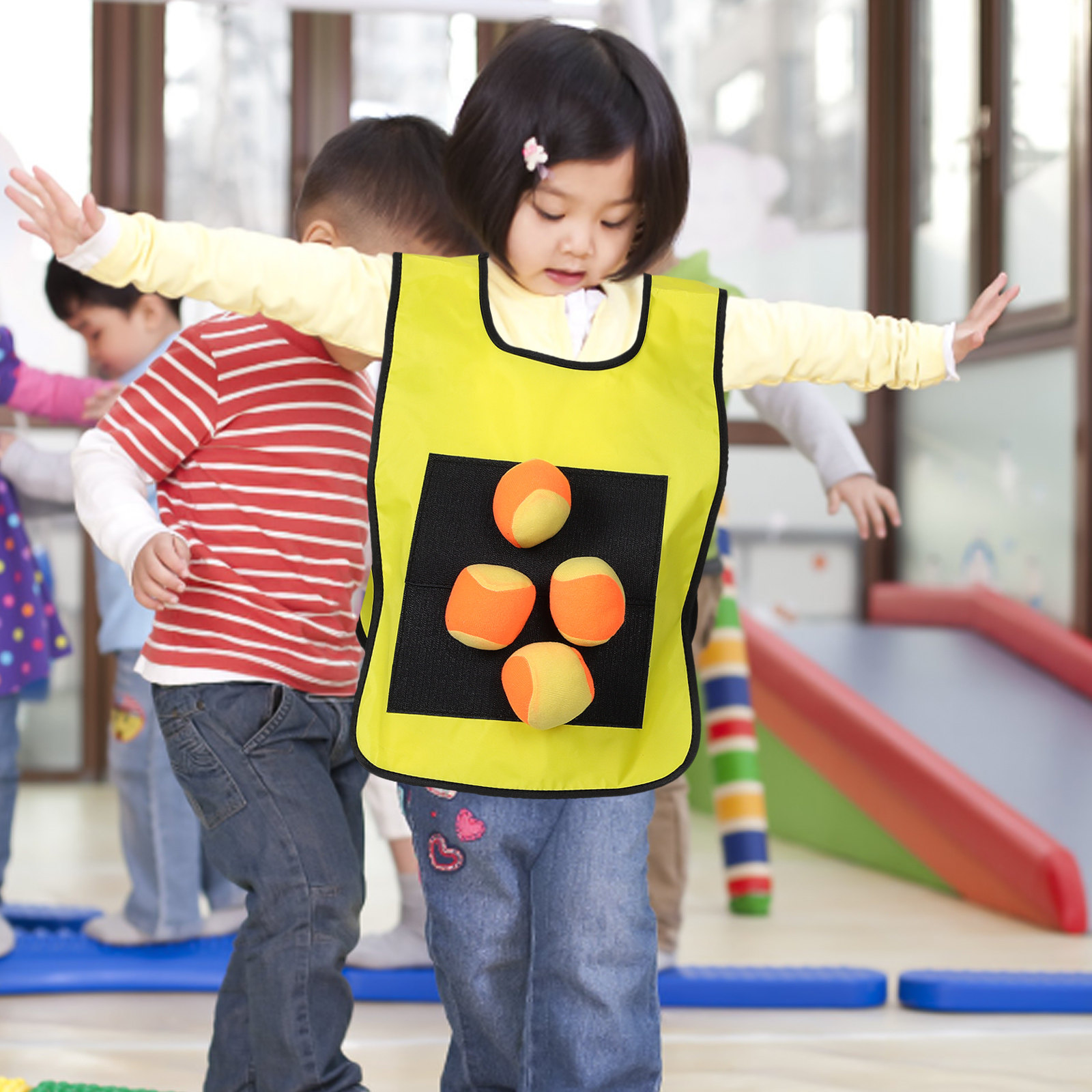 1Set Children Sticky Ball Vest - Kids Outdoor Ball recension och pris