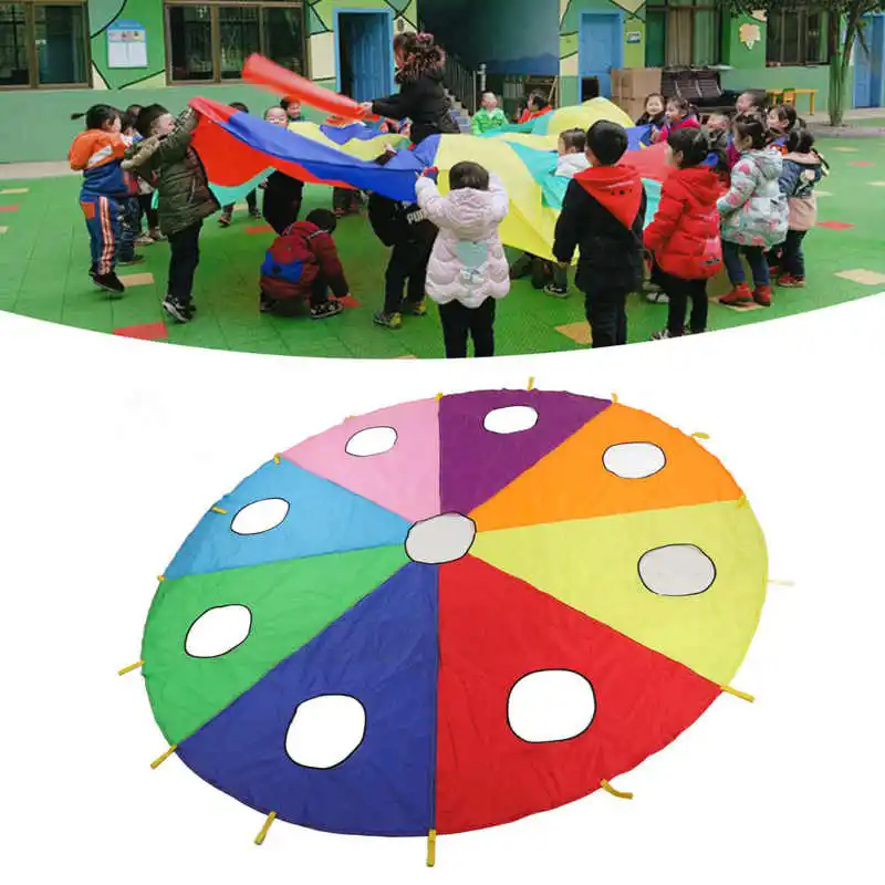 Rainbow Parachute Knock Gopher - Kids Outdoor Yard Games recension och pris
