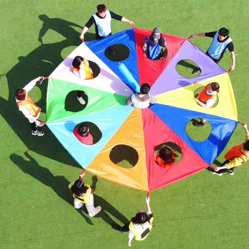 Rainbow Parachute Knock Gopher - Kids Outdoor Yard Games recension och pris