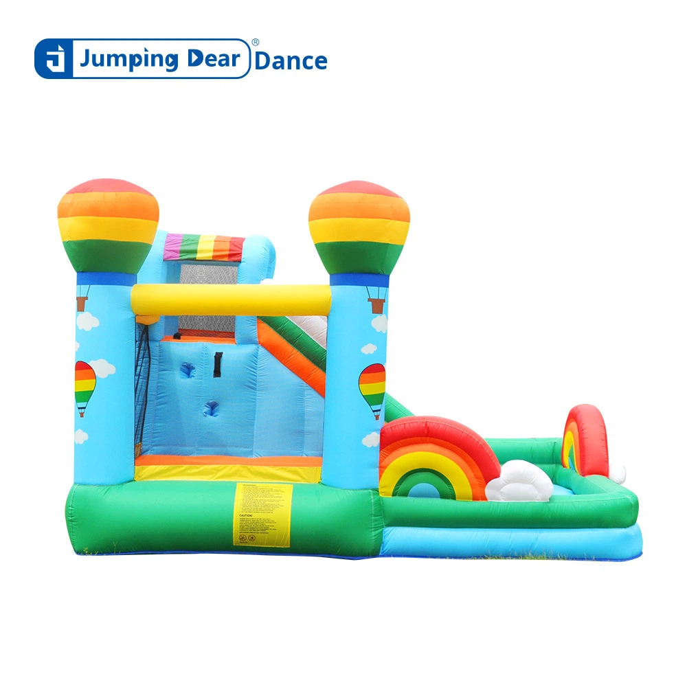 Kids Inflatable Castle with Sl - Kids Outdoor Jump House recension och pris
