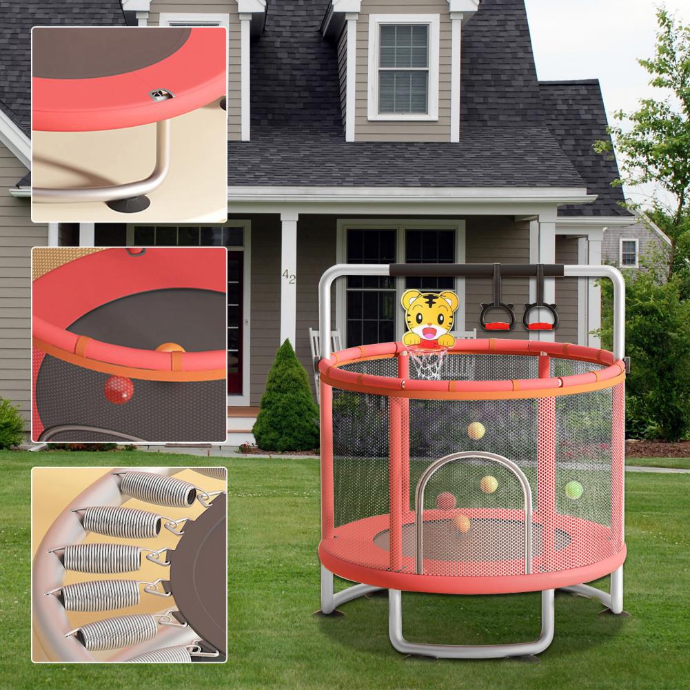 Kids Trampoline, Adjustable Ba - Kids Outdoor Swing recension och pris