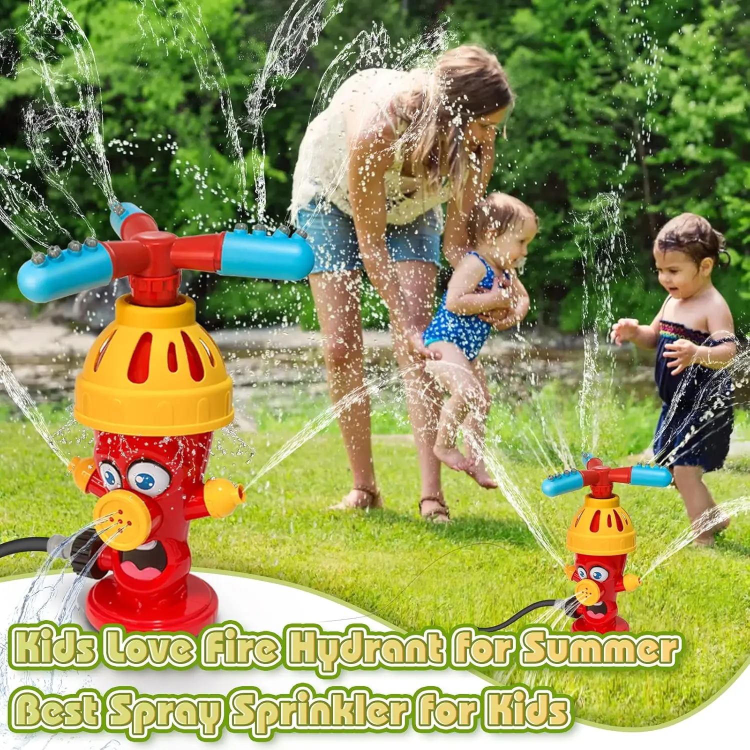 Water Spray Toy Hydrant Sprink - Kids Outdoor Water Toys recension och pris