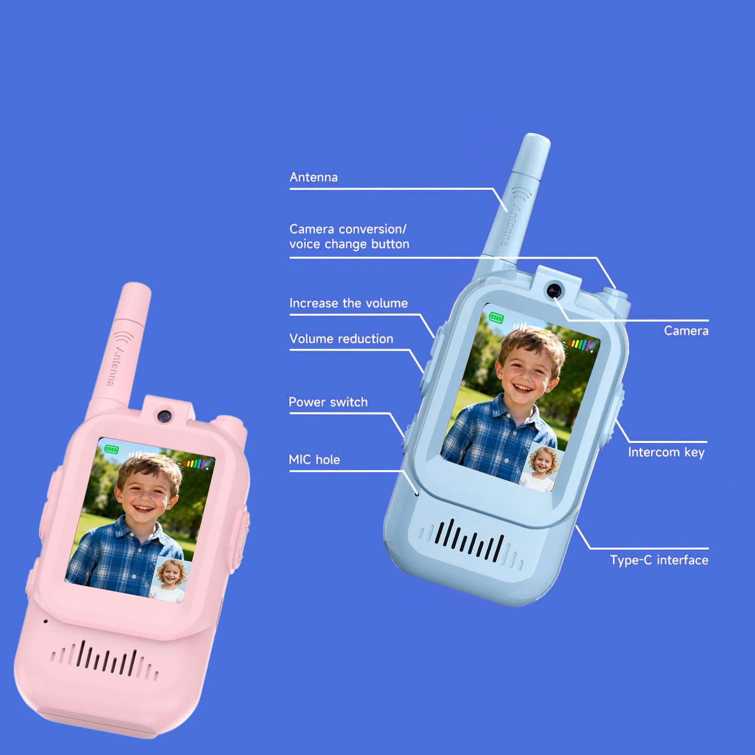 Children's 2-Pack Video Walkie - Kids Outdoor Voices recension och pris