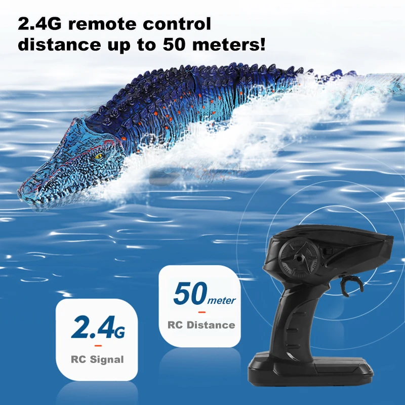 2.4G Simulation Mosasaurus RC  - Kids Outdoor Swing recension och pris
