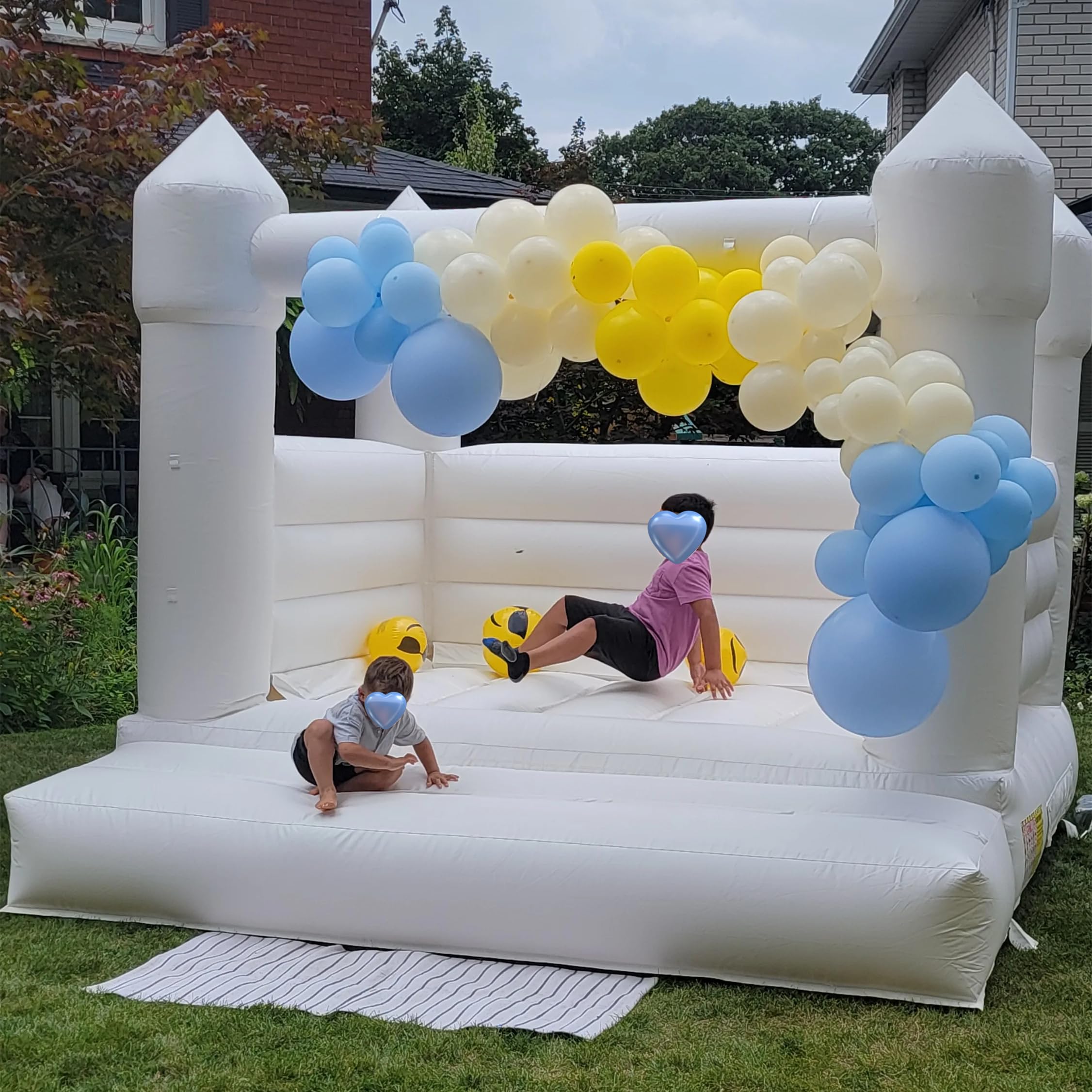 High Quality PVC White Bouncy  - Kids Outdoor Air Quality recension och pris