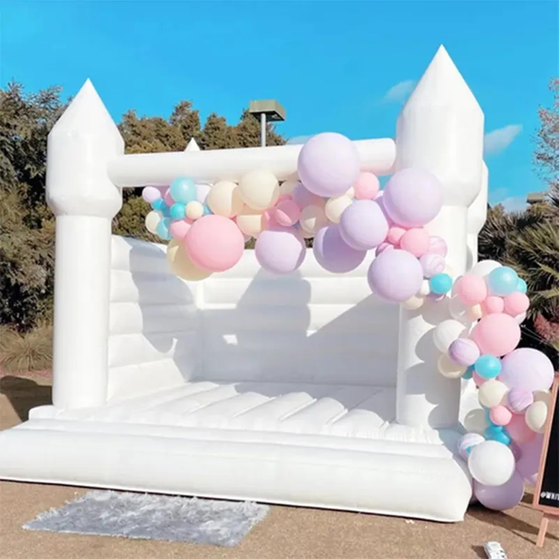 High Quality PVC White Bouncy  - Kids Outdoor Air Quality recension och pris