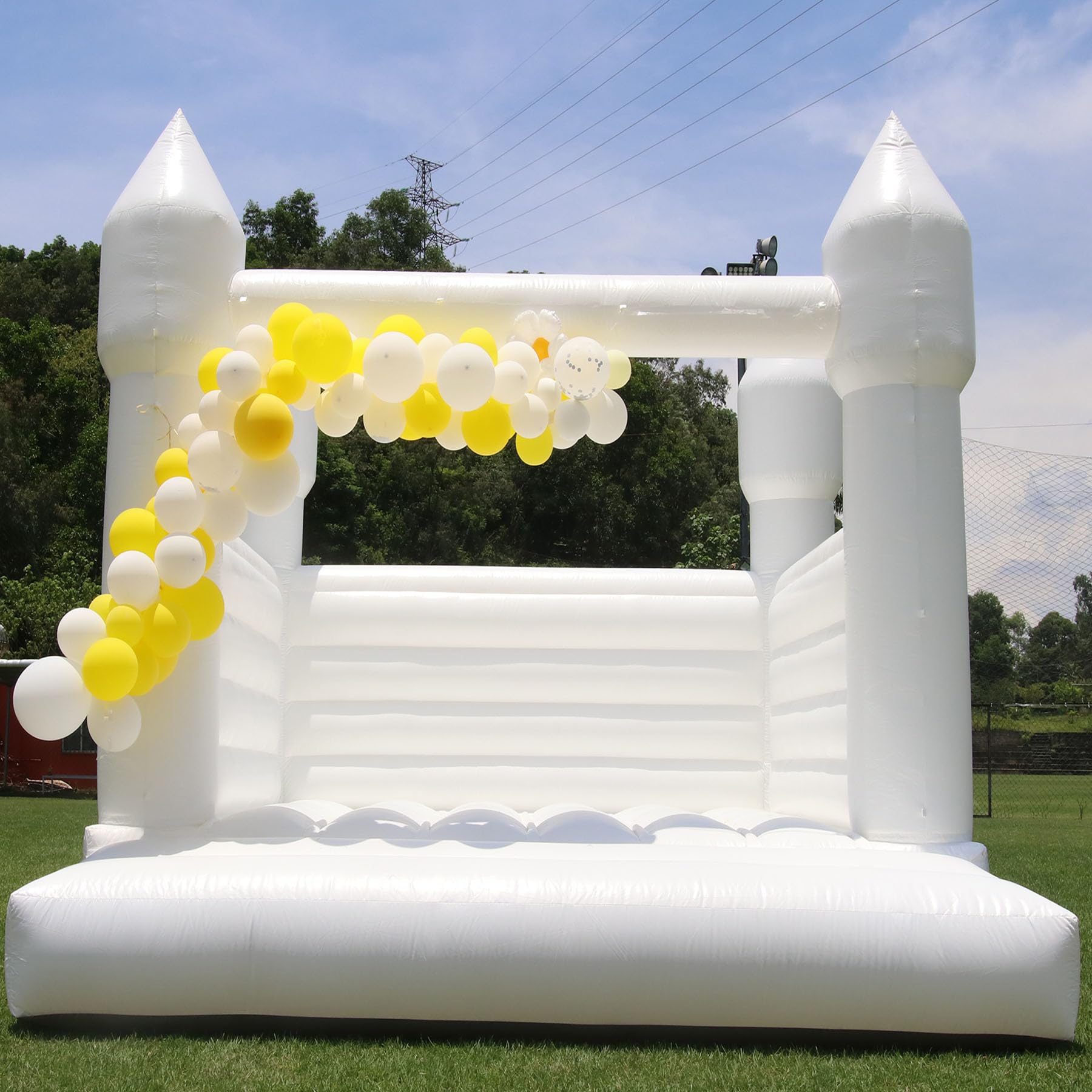 High Quality PVC White Bouncy  - Kids Outdoor Air Quality recension och pris