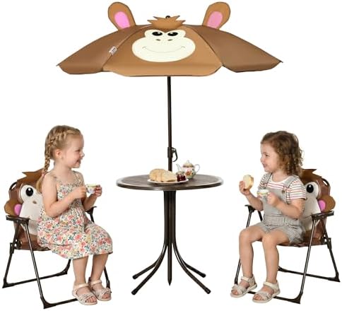 Kids Table and Chair Set Picni - Kids Outdoor Umbrella Chair recension och pris
