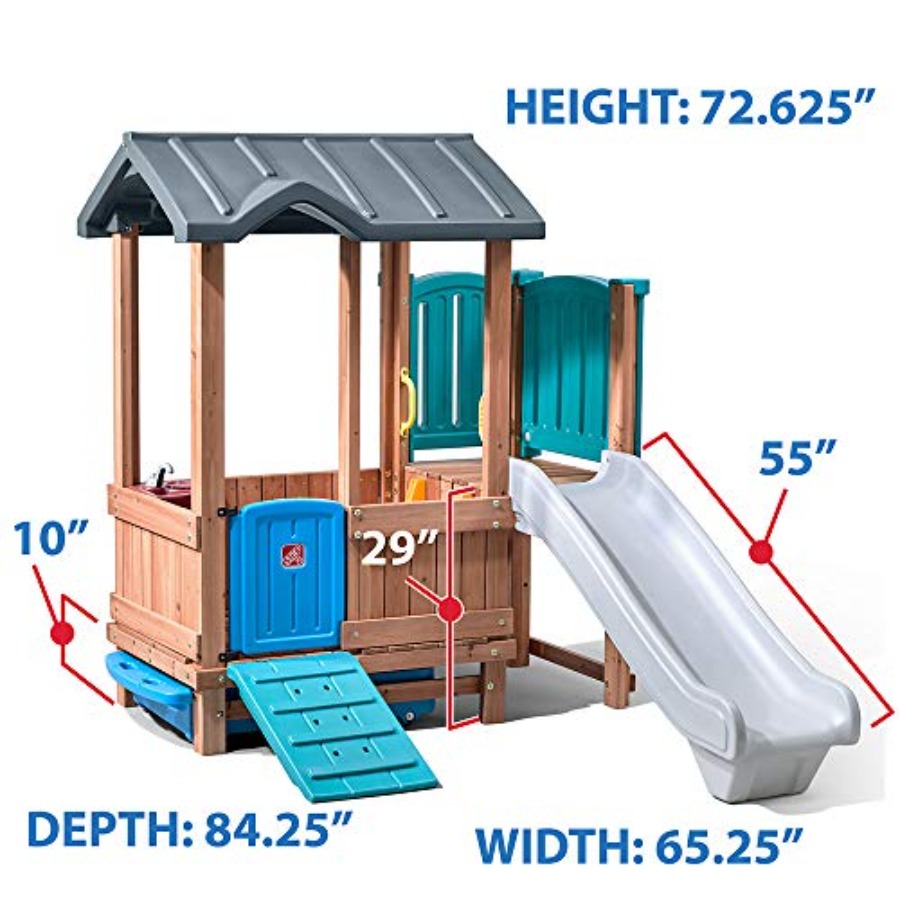 Woodland Adventure Playhouse & - Kids Outdoor Swing recension och pris