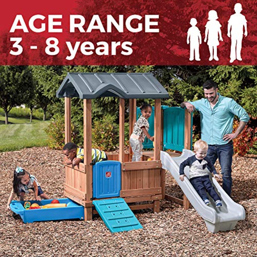 Woodland Adventure Playhouse & - Kids Outdoor Swing recension och pris