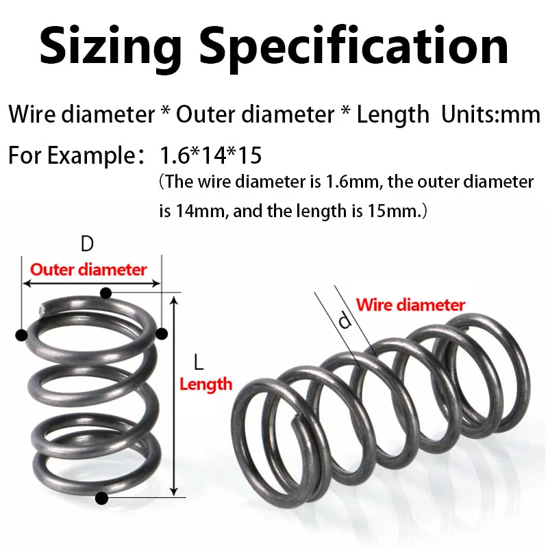 10Pcs/Lot 0.2mm/0.3mm Spring S - Mini Trampoline Spring recension och pris
