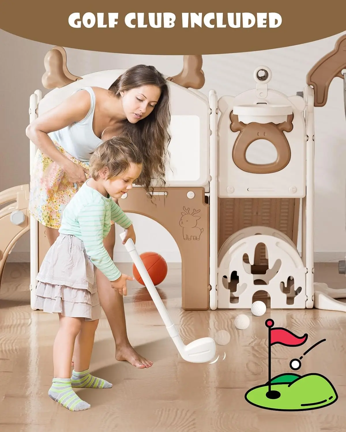 13-in-1 Toddler Slide and Swin - Kids Outdoor Swing recension och pris