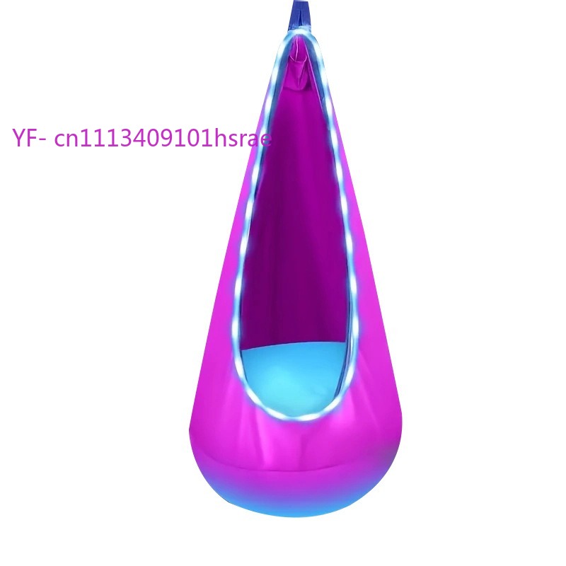 Glowing LED Inflatable Hammock - Kids Outdoor Swing Chair recension och pris