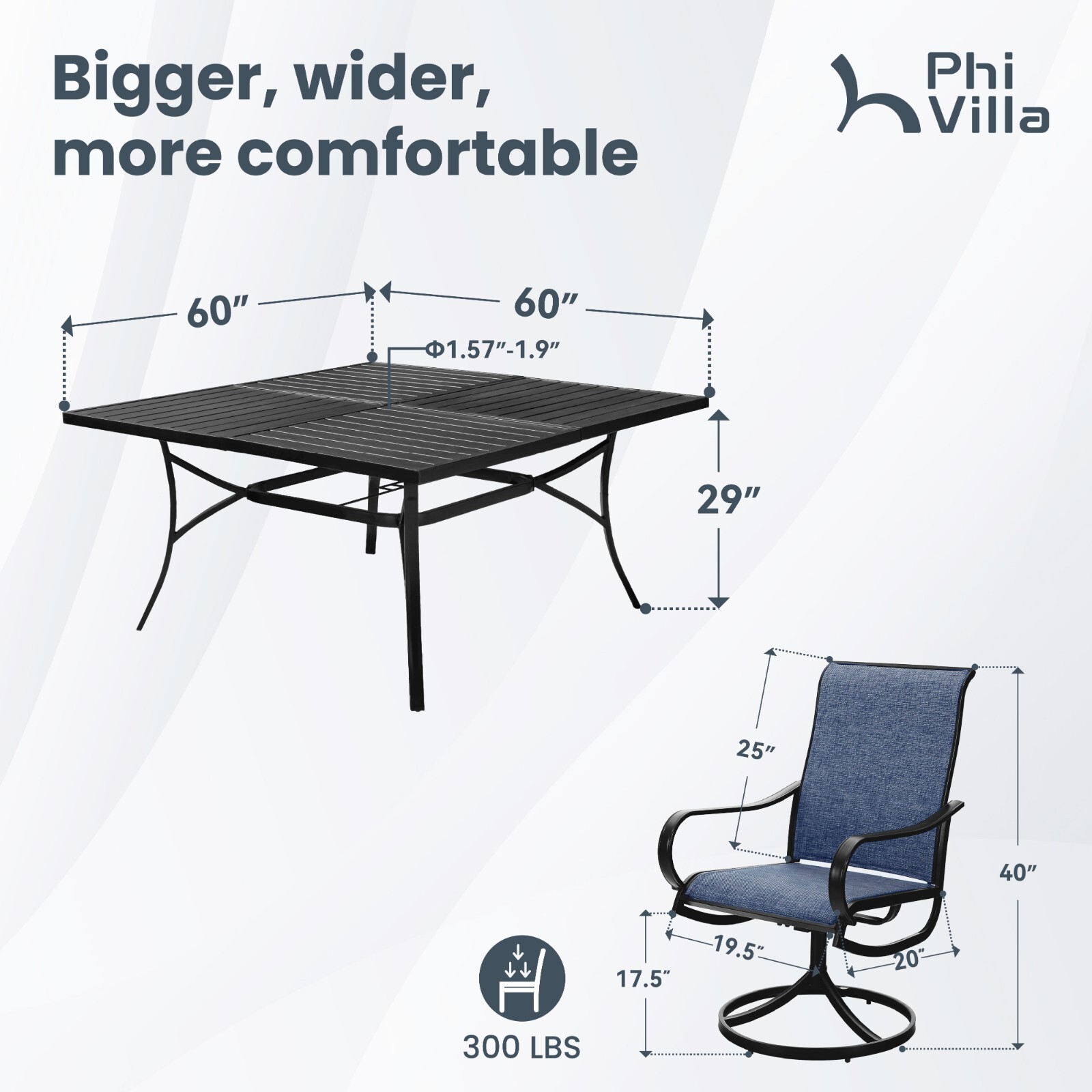 9 Piece Outdoor Dining Set Pat - Kids Outdoor Table And Chairs With Umbrella recension och pris