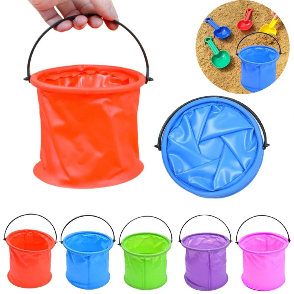 Collapsible Beach Sand Bucket  - Kids Outdoor Water Toys recension och pris