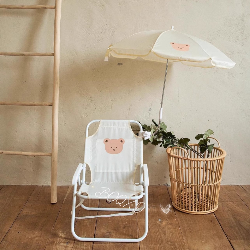 Teddy Bear Pattern Kids Lounge - Kids Outdoor Umbrella Chair recension och pris