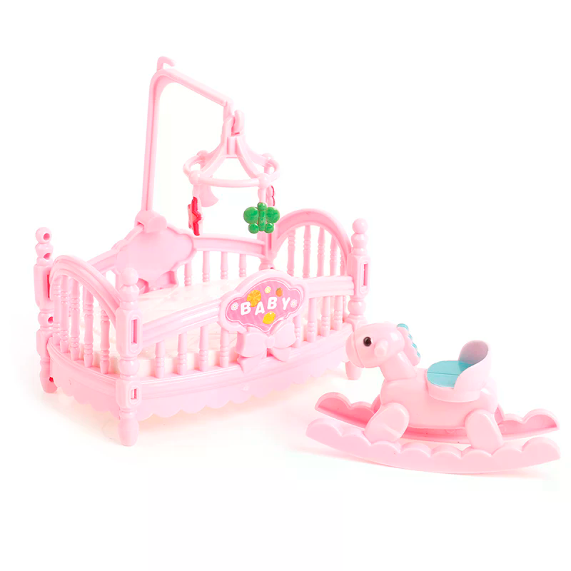 Miniature Crib Wooden Horse Se - Kids Outdoor Umbrella Chair recension och pris